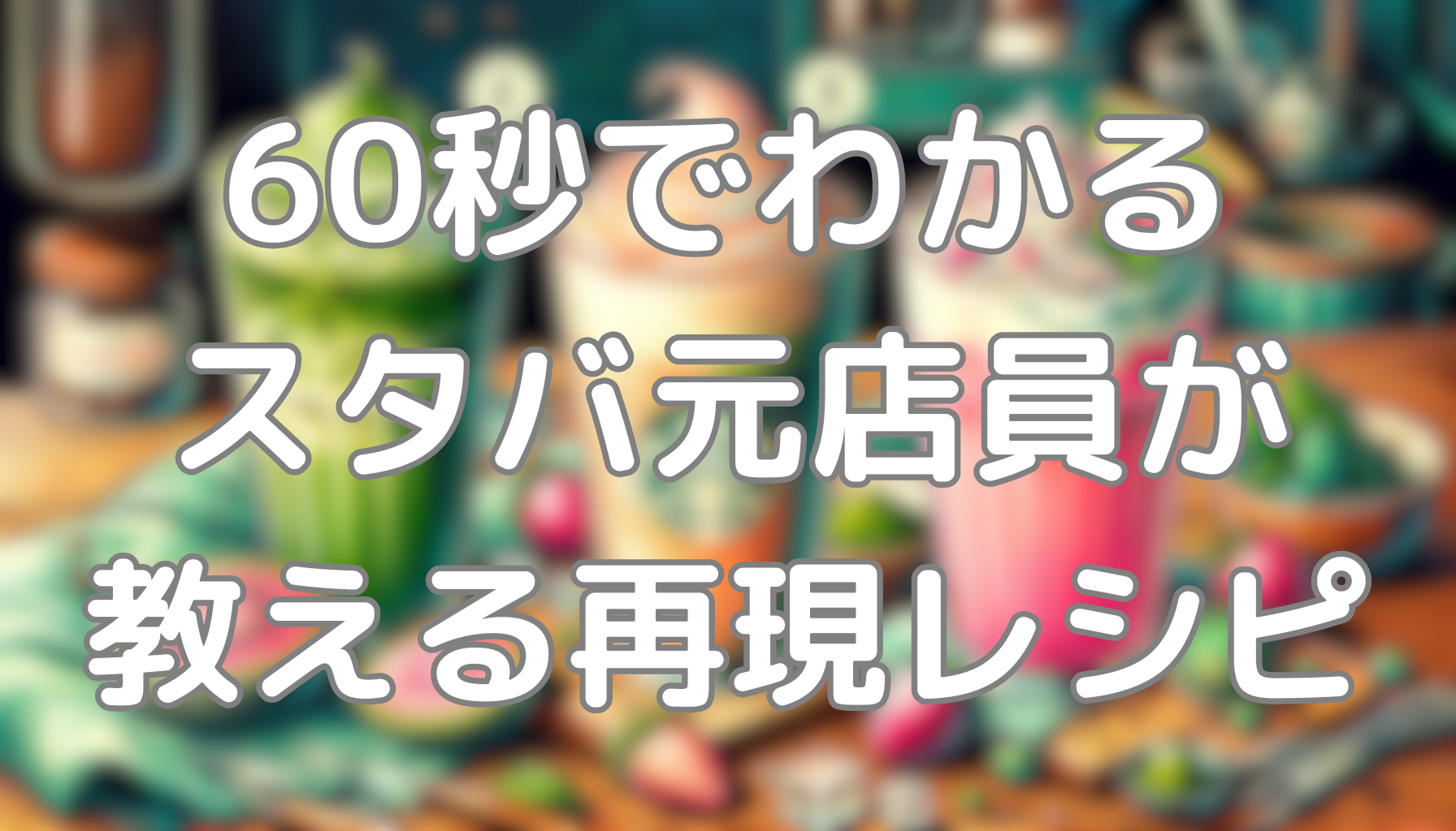 60秒でわかるスタバ元店員が教える再現レシピca
