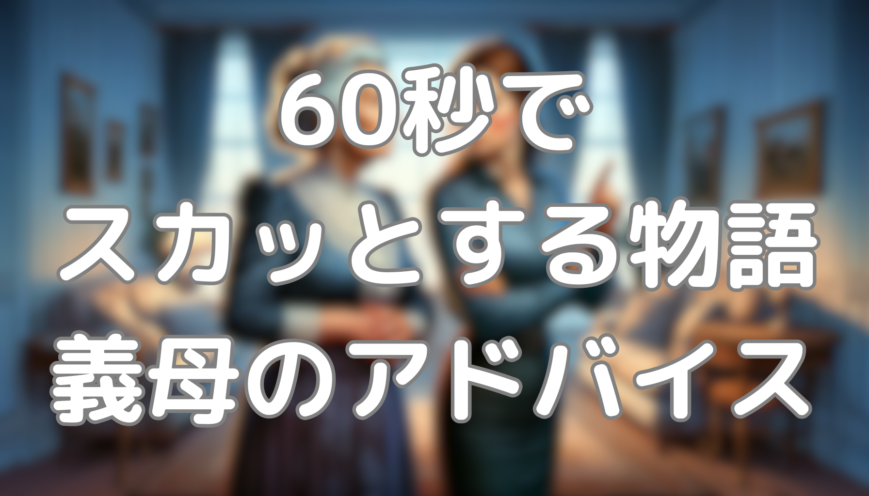 60秒でスカッとする物語：義母のアドバイス